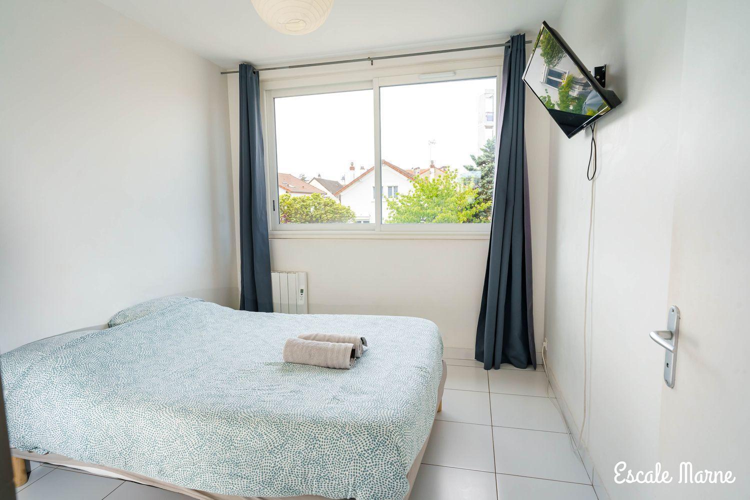 Escale-Marne Fr - 102 - Free Parking - Free Luggage Storage - All Equipped - Linen Included - Washing Machine - 10Mn Walk Metro 8 - Rer A - Panoramic View - From 1 To 4 Guests Maisons-Alfort Exterior photo